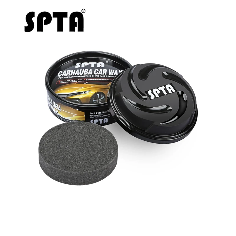 1pc Carnauba Wax SPTA Премиум Carnauba воск для ухода за Краской Жесткий глянцевый полировка царапины ремонтный воск краска покрытие водонепроницаемая пленка анти УФ воск - Цвет: 1pc Carnauba Wax