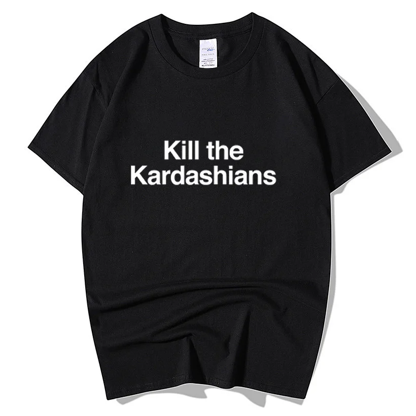 Kill The Kardashians Футболка мужская органический хлопок короткий рукав футболка Slayer Ким