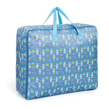 

Cute Animal Pattern Storage Bag Dustproof Closet Organizer Portable Luggage Suitcase Save Space Package For Bedding Item Bag