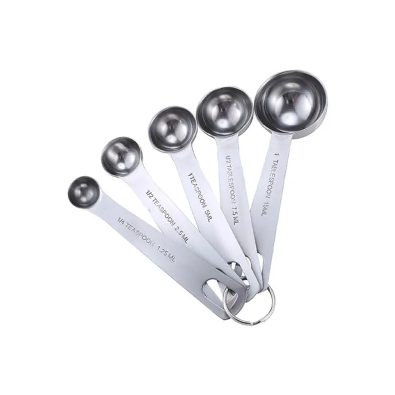 5 шт./компл. мерная ложка полезные мерные ложки из нержавеющей стали от Tala