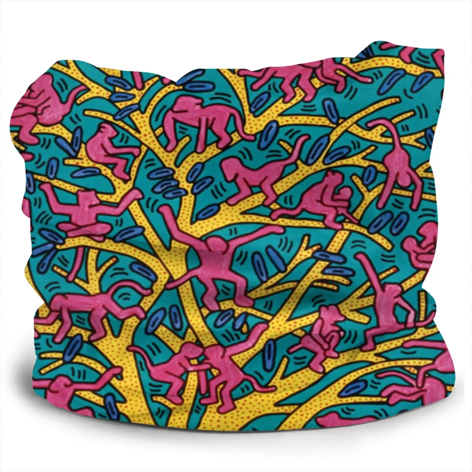 Keith Haring художественная винтажная теплая повязка на голову с граффити для улицы