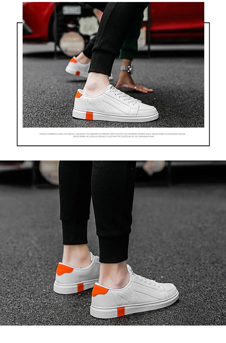 Модные кроссовки мужские белые вулканизированные туфли Подростковая удобная обувь на плоской подошве обувь для скейтбординга Мужская Базовая Спортивная теннисная обувь для мужчин