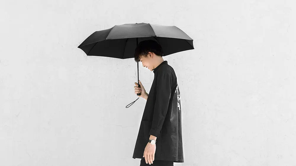 Xiaomi Mijia Automatic Sunny Rainy Umbrella Aluminum Windproof Waterproof UV Umbrella Man woman Summer Winter (1)