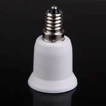 

E14 to E27 LED Halogen Light Base Lamp Bulbs Socket Adapter Converter