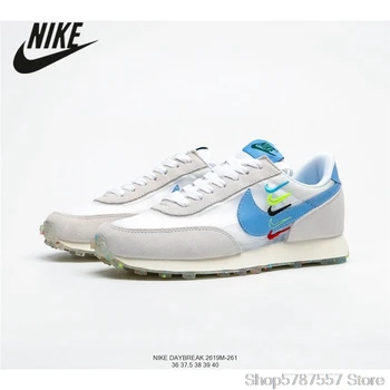 

Nike Wmns Air Daybreak embroidery color hook waffle retro casual sports jogging shoes women's size 36-39