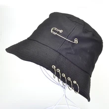 Harajuku поп складной рыбак Открытый Охота крутой унисекс железное кольцо ведро шляпа лето осень мода Панама для рыбалки