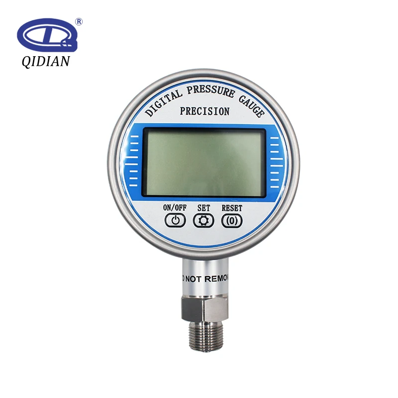 5 Digits 100mm LCD Display Digital Pressure Gauge Psi bar mpa Digital Fuel Oil Air Hydraulic Pressure Meter pressure sensor