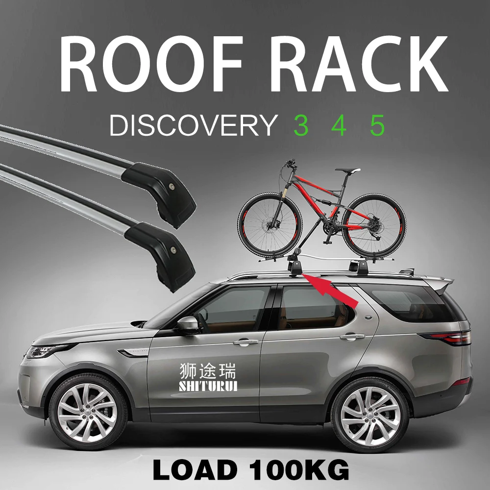 SHITURUI 2 шт. брусья на крышу для Land Rover discovery 3 4 discovery5 Evoque легированные боковые бруски