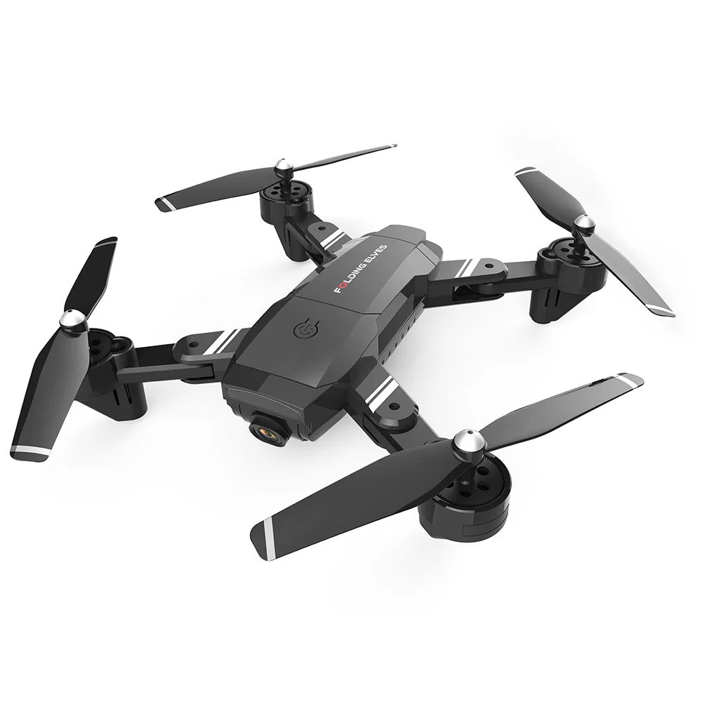 2,4 Ghz 4CH Attitude Hold 1080P wifi оптический поток двойная камера RC Квадрокоптер Дроны с камерой HD Летающий Миньон RC Квадрокоптер игрушка - Цвет: black 720P Camera