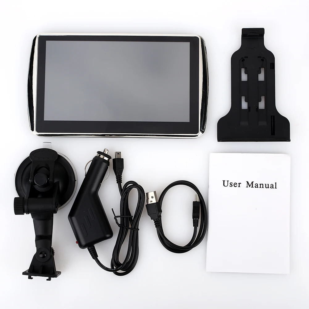 Vehicle Navigation Car Navigator Universal GPS Navigator Sensors Map MP3 7 Inches Portable