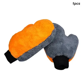 

1PC Multifunctional Housekeeping Cleaning Gloves Bear Paw Double Sided Coral Velvet Car Wash Gloves Car Cleaning Supplies