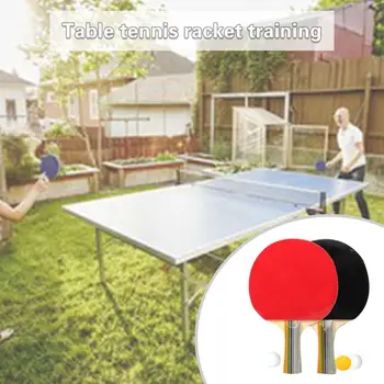 

2Pcs Table Tennis Rackets 3 balls and bags Carbon Table Set Tennis Pong Paddle Ping Lightweight Racket Powerful L9M2