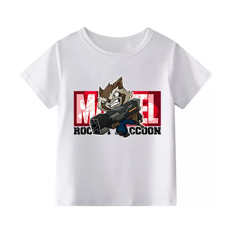 J Коллекция года, Детская футболка с героями мультфильма «Мстители Marvel», «Железный человек», «Капитан Америка», «Человек-паук», «Локи» забавная футболка для мальчиков и девочек детская одежда - Цвет: J