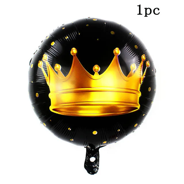 18in crown 1PC 3 шт./лот 16 дюймов мини шарики короны для детей для отдыха и вечеринок расположение декорационная Игрушка Рождество День рождения девичник globos - Цвет: 18in crown 1PC