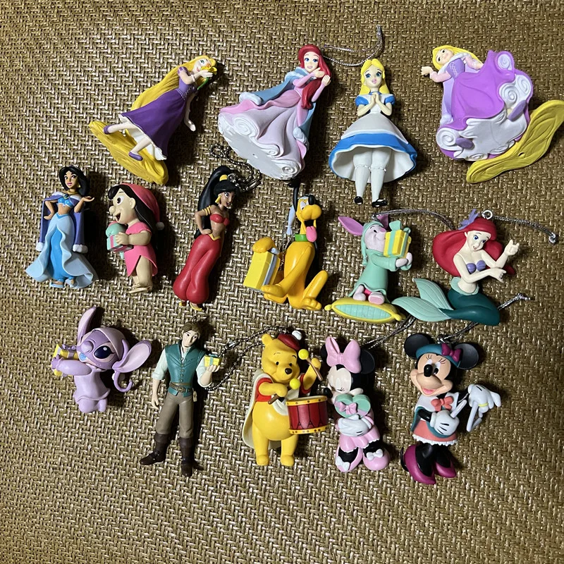 1PCS 5-8cm Disney Christmas Tree Pendant Mickey minnie Princess Goofy Stitch Collect ornaments | Игрушки и хобби