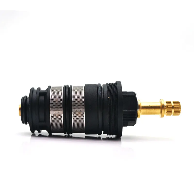 Quality Black Intelligient Thermostat Cartridge Temperature Control Mixing Valve For Bathroom Shower Faucet Core Replacement