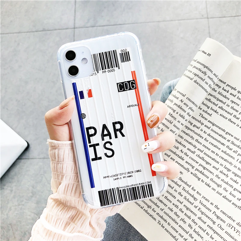 Простой чехол для samsung Galaxy S10 Plus S9 S8 plus note10 INS US City прозрачный мягкий кремний чехол