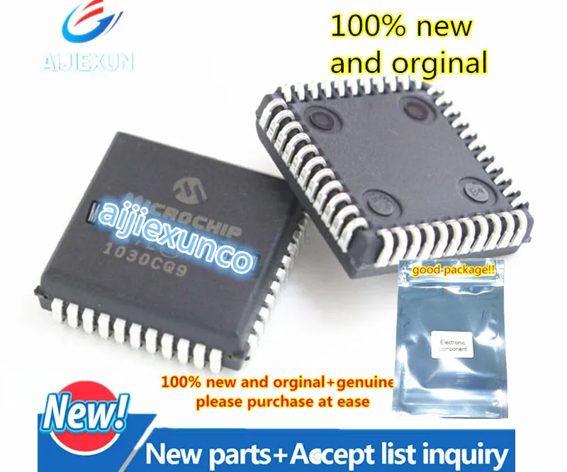 

2Pcs 100% new and orginal PIC17C43-33/L PLCC44 High-Performance 8-Bit CMOS EPROM/ROM Microcontroller in stcok