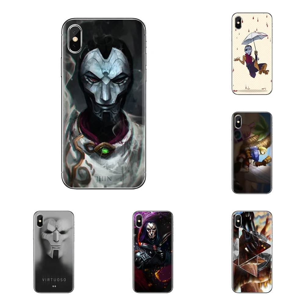 Мешок TPU чехол Jhin вышитая League of Legends игра для Xiaomi Mi3 samsung A10 A30 A40 A50 A60 A70 Galaxy S2 Note 2