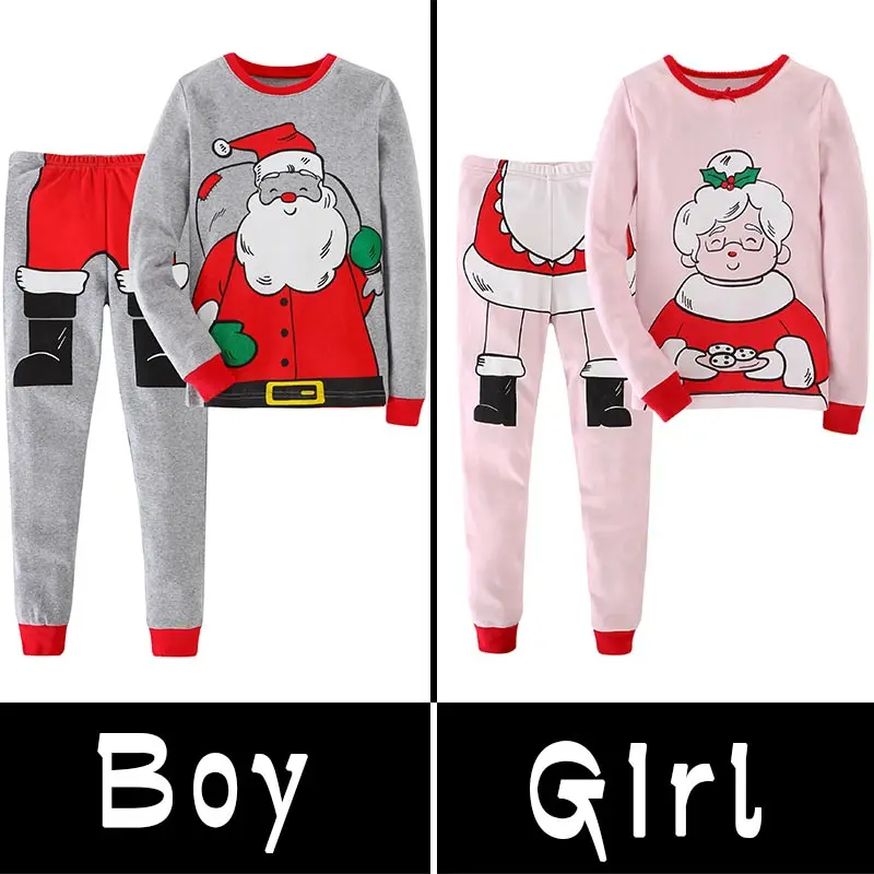 Baby Costumes girl and boys Christmas Halloween Pajamas Home Service Set Santa Claus Elk Horror T-shirt | Детская одежда и обувь