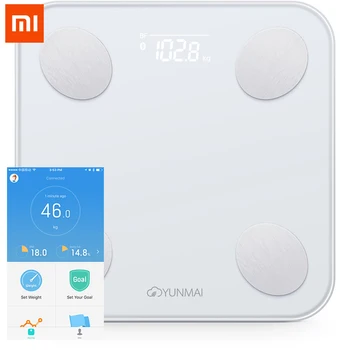 

YUNMAI Mini 2 Body Fat Monitor weigh Balance Smart Body Fat Scale Intelligent Data Analysis APP Control Digital Weighing Tool