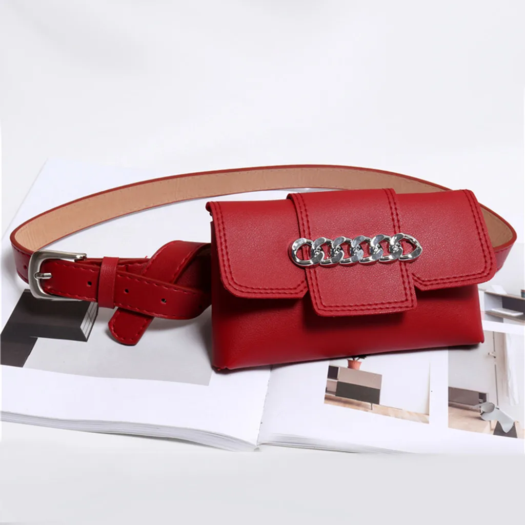 

Women Waist Pack Serpentine Fanny Pack Leather Fashion Snake Skin Belt Bags Chest Bag Female Waist Bags #T3G