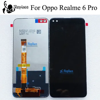 

Black 6.6 inch For Oppo Realme 6 Pro Global RMX2061 LCD Display Touch Screen Digitizer Assembly Replacement