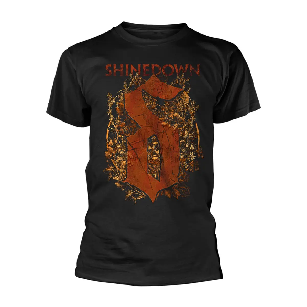 Shinedown внимание 1 Brent Smith Ufficiale Uomo Maglietta унисекс 100% хлопковые футболки с буквенным