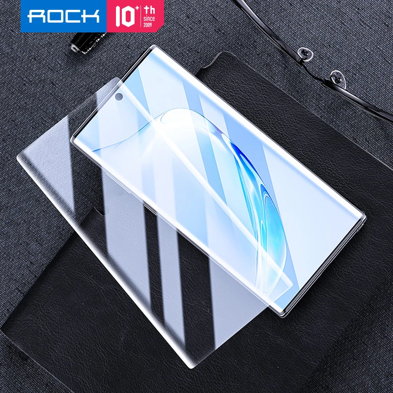 ROCK Полный протектор экрана для samsung Galaxy Note 10 мягкая Гидрогелевая пленка для samsung Note 10 Plus Защитная пленка для Note10