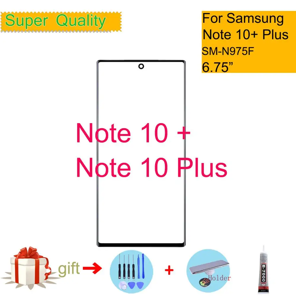 Сменный сенсорный ЖК-экран внешнее стекло для Samsung Galaxy Note 10 Plus Note10 + N975F N975DS N975U |