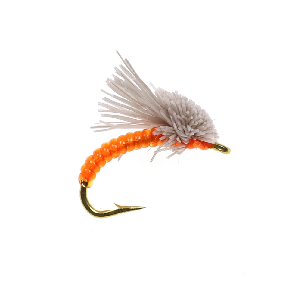 ICERIO 8PCS Serendipity Buzzer Midge pupa Nymphs Flies Trout Fishing Fly Lures#16