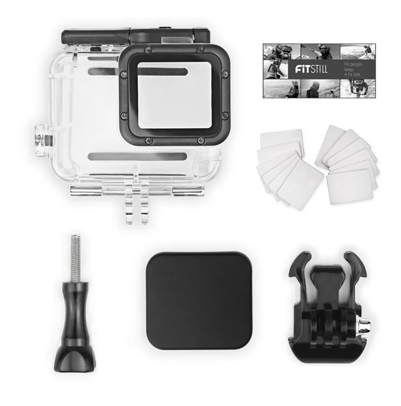 Водонепроницаемый корпус для GoPro HERO /7/6, Черный Защитный Чехол 45 м для подводного погружения, аксессуары для экшн-камеры Go Pro