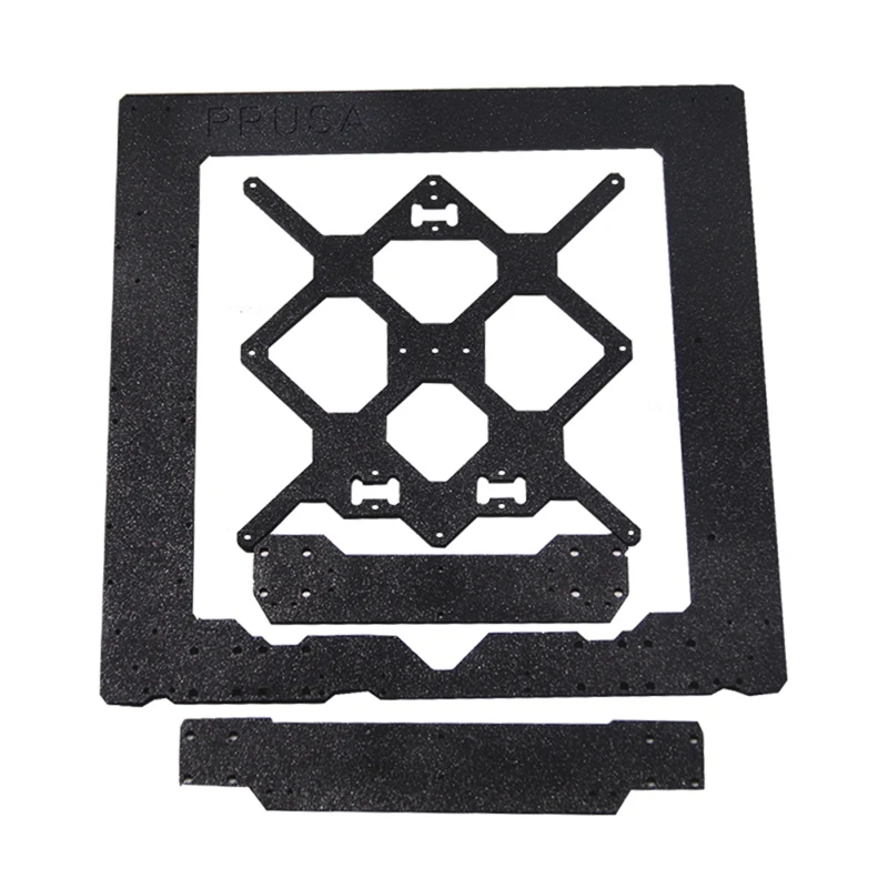 

Cloned For Prusa I3 MK3 Aluminum Alloy Frame+Y Carriage+Front with Rear Plate Set for Prusa I3 3D Printer Parts