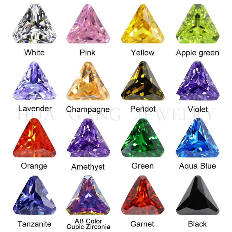 StoneColdCrazy出品 Wholesale Star Cut Zircon Stones - 5A White CZ Quality
