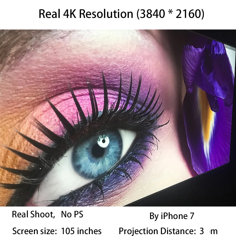 Проектор Optoma I5 + 4K 3840*2160P видеопроектор DLP Android Wi Fi Dolby домашний кинотеатр UHL55