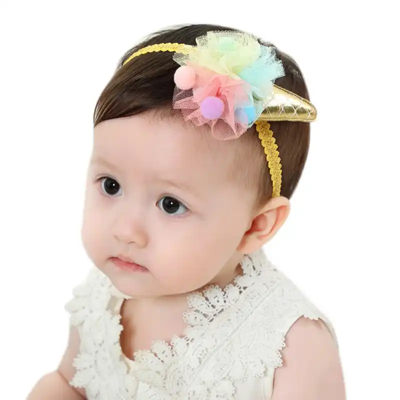 baby cream headband