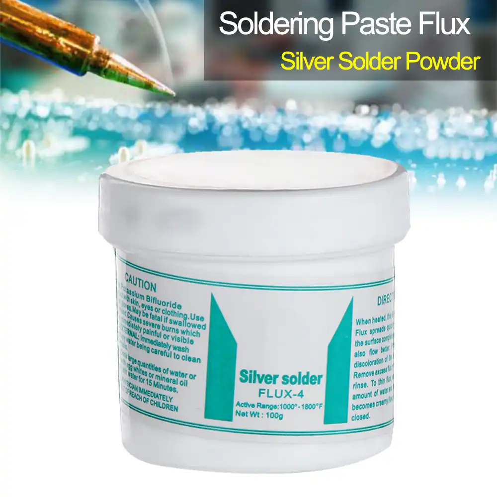 100g Soldering Paste Flux Silver Brass Brazing Powder For Welding
