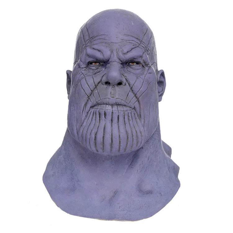 Goede Prachtige Marvel Superheld Wapen Party Props Cosplay Thanos Latex Maskers Halloween Party Collection Props Integraalhelm
