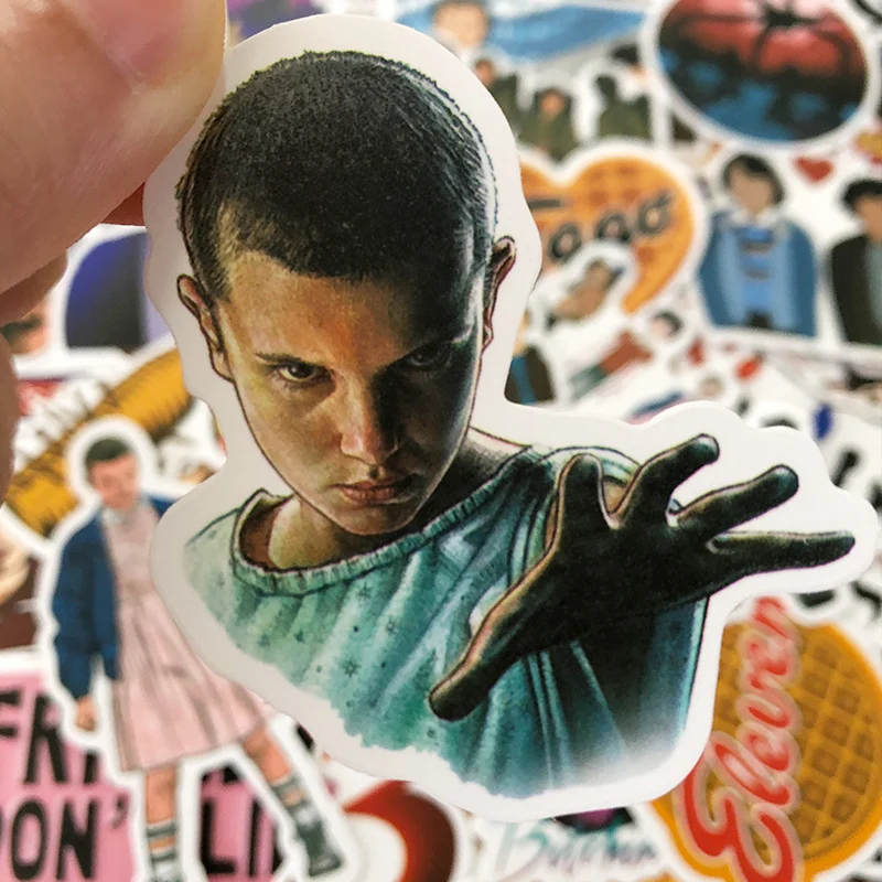 50pcs/lot Stranger Things 3 Figure Stickers Waterproof Movie Anime For Laptop Luggage Motorcycle Car Toys Boys Kids | Игрушки и хобби