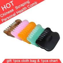 Смола пчелиный воск традиционные акупунктурные массажные инструменты разноцветный массаж скребком гуаша гребень против потери волос Массажер Уход за здоровьем продукт