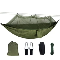 Portable Outdoor Camping Tent Hammock with Mosquito Net 2 Person Canopy Parachute Hanging Bed Hunting 210T Nylon Sleeping Swing 2