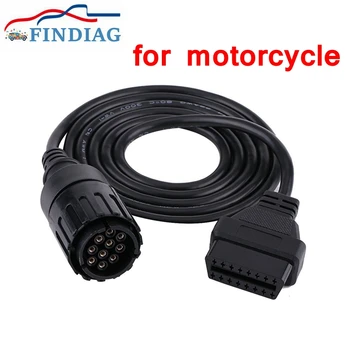 10PIN мотоциклы кабель для BWM ICOM A2 D OBD2 диагностический кабель 10 Pin адаптер для 16Pin кабель-удлинитель 10PIN мотоциклы кабель для BWM ICOM A2 D OBD2 диагностический кабель 10 Pin адаптер для 16Pin кабель-удлинитель