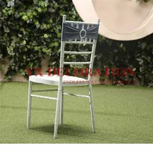 100 шт./партия, лента из спандекса для стульев, лента из лайкры для украшения стульев Кьявари