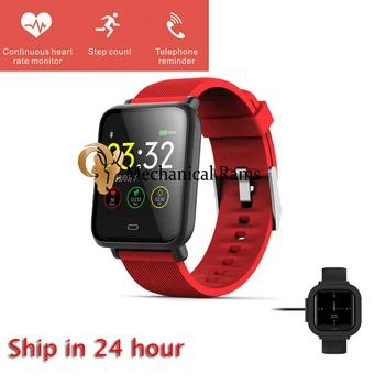 

MR Q9 Blood Pressure Heart Rate Monitor apple watch Smart Watch IP67 Waterproof Sport Fitness Trakcer Watch Men Women Smartwatch