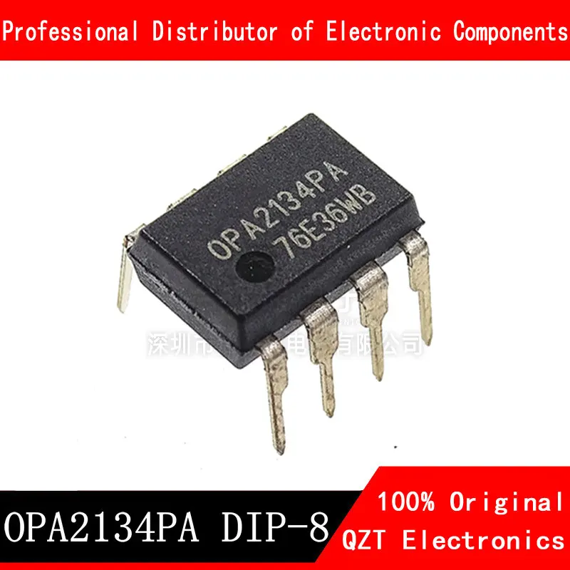 10pcs/lot OPA2134 DIP OPA2134PA DIP-8 Dual op amp chip new original In Stock фонарь opa627 x2 превратите в двойной op amp opa627 одиночный op amp в двойной op amp модуль smd для dip