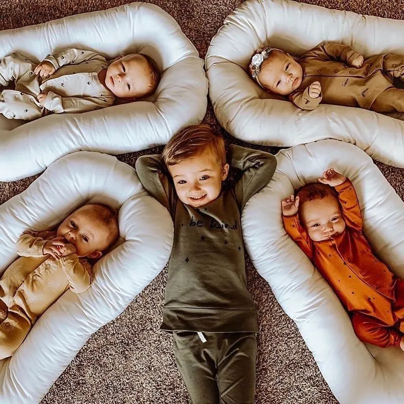 

Moses Basket Portable Travel Bed Baby Nest Newborn Lounger Toddler Baby Bed for Boys Girls