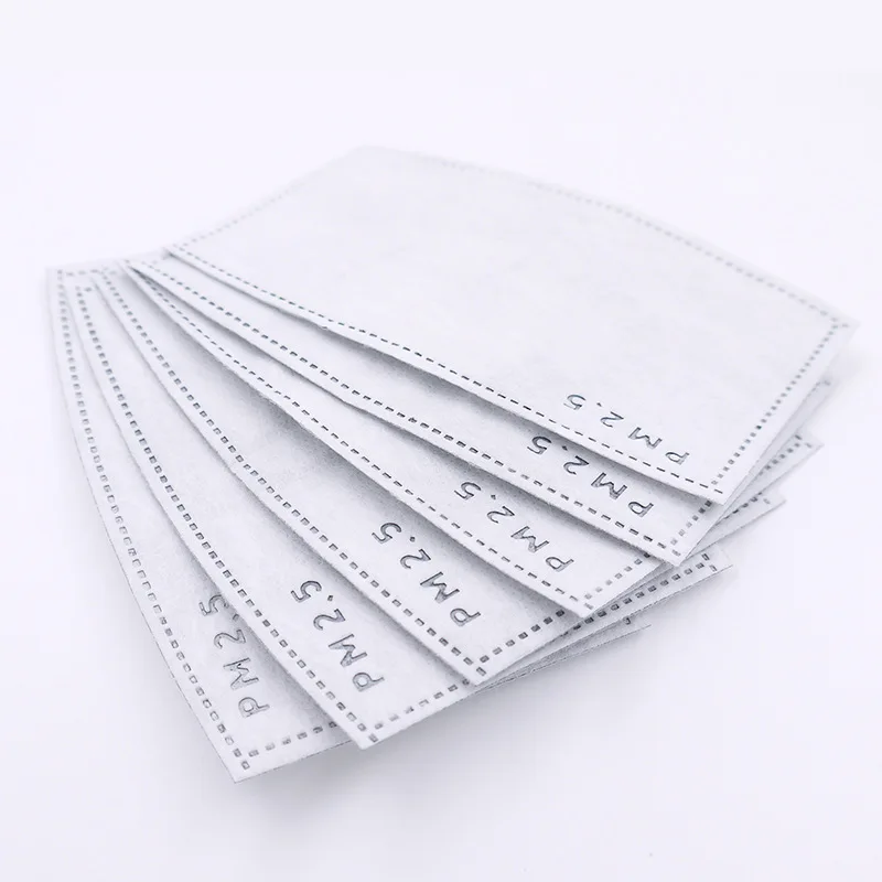 

10pcs/Lot Adult Children PM2.5 Filter Paper Anti Haze Anti Dust Mouth Mask Filter Paper Health Care DIY Anti Virus Masks