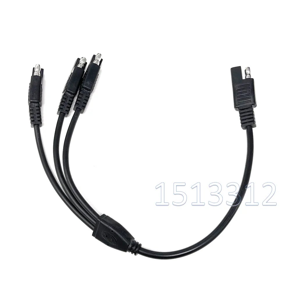35 см 18AWG SAE удлинитель питания y разветвитель от 1 до 3 коннектор 2 контактный