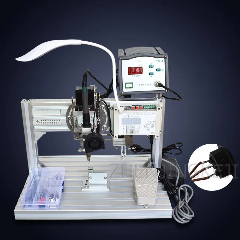 US $688.94 Electric Soldering Machine Automatic Soldering Machine Smd Iron Machinea Station Iron Tip Soldering Tools Kit Soldering Stand