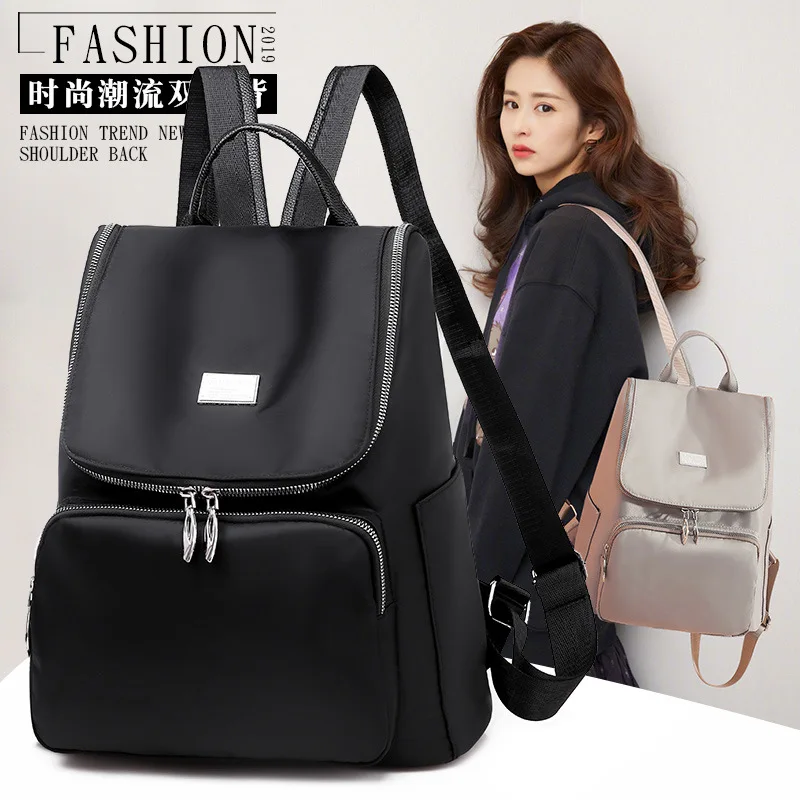 

2019 New Style Oxford Nylon Backpack WOMEN'S Bag Versitile Fashion Large-Volume Casual Backpack